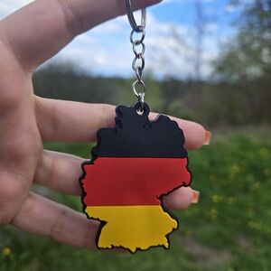 Germany Key Chain ( Flag & Country Double Sided